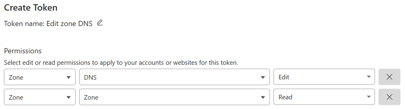 A screenshot of the Cloudflare web-based user interface