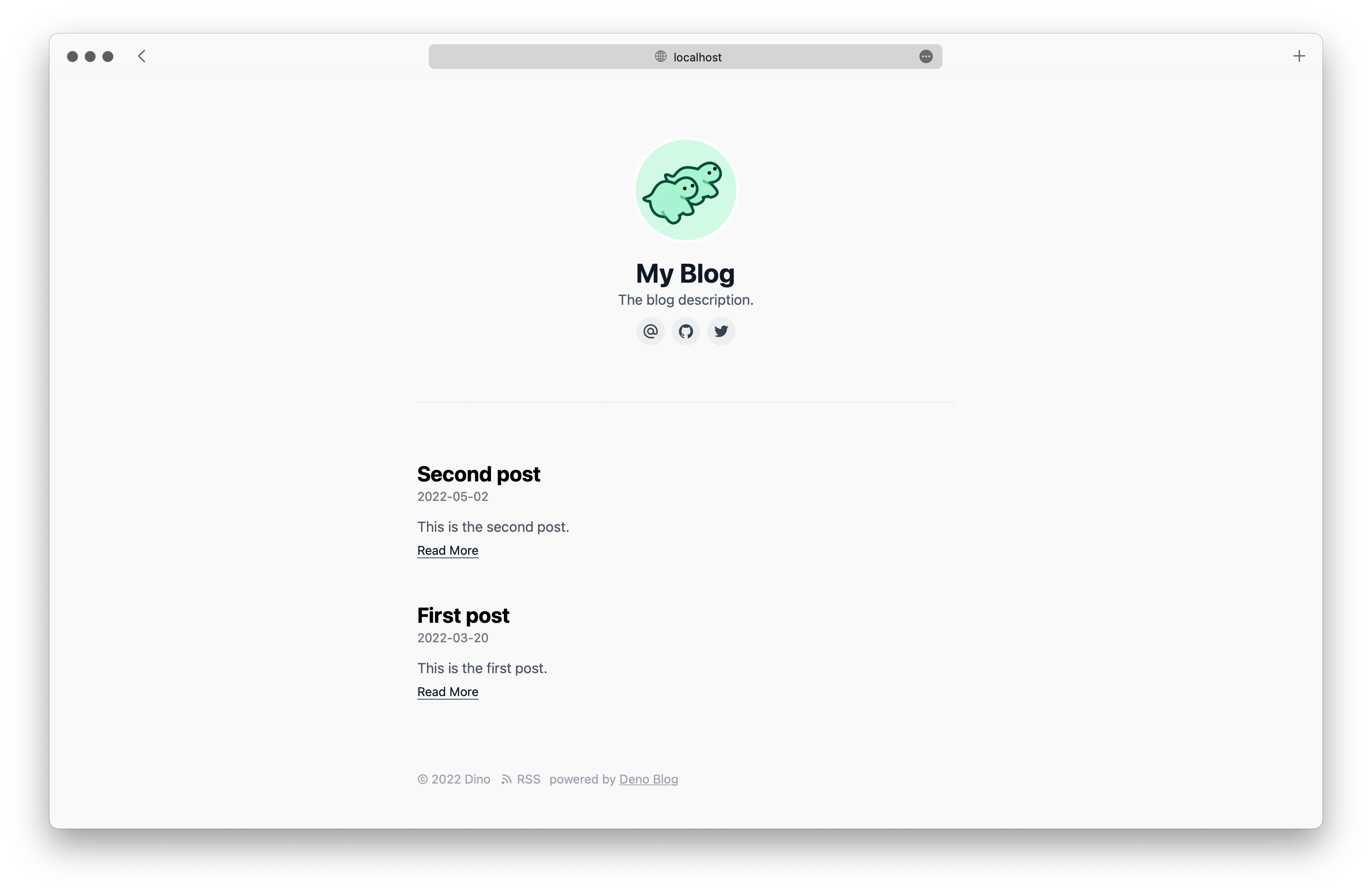 A blog running on Deno Deploy.