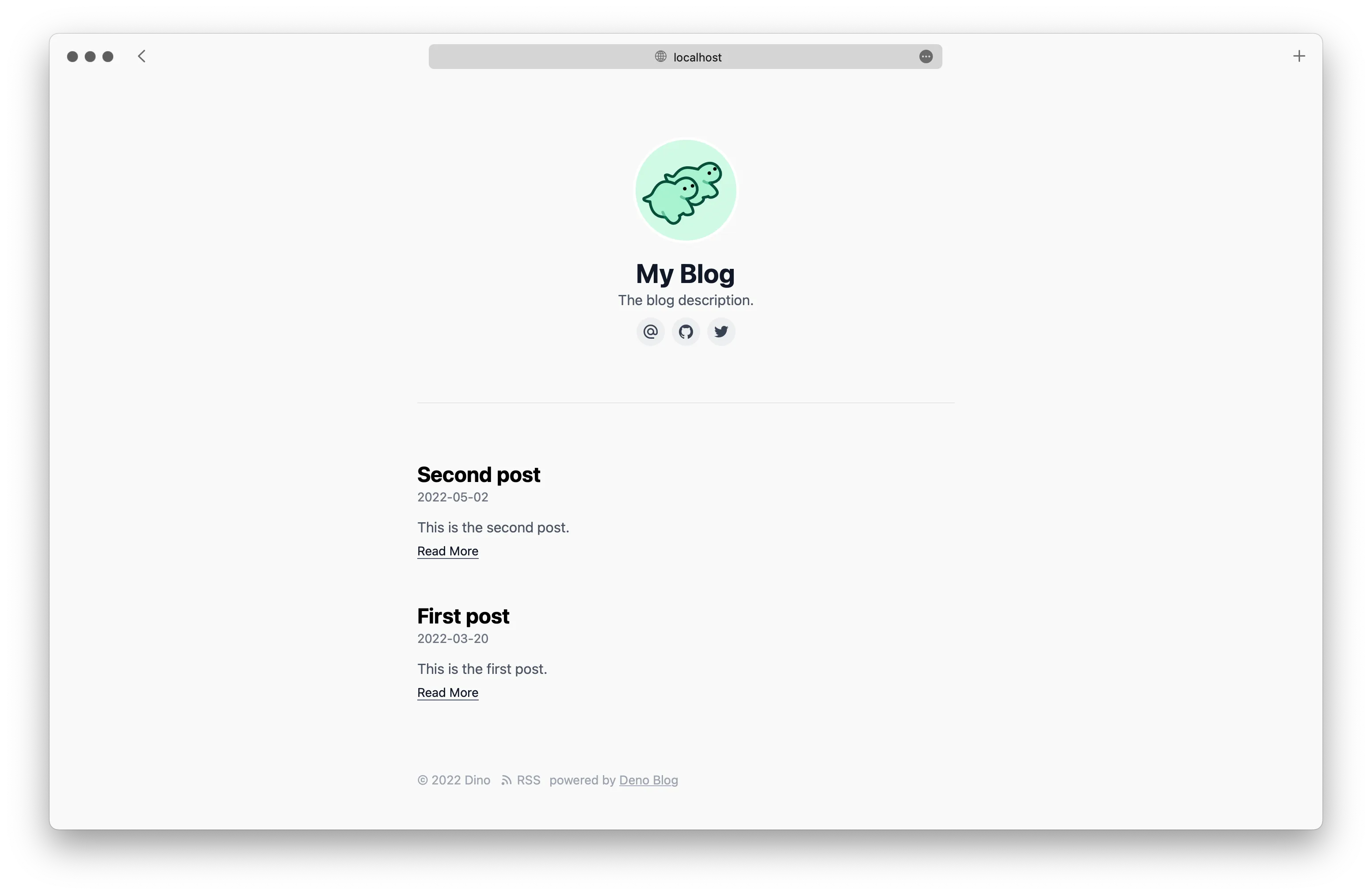 A blog running on Deno Deploy.